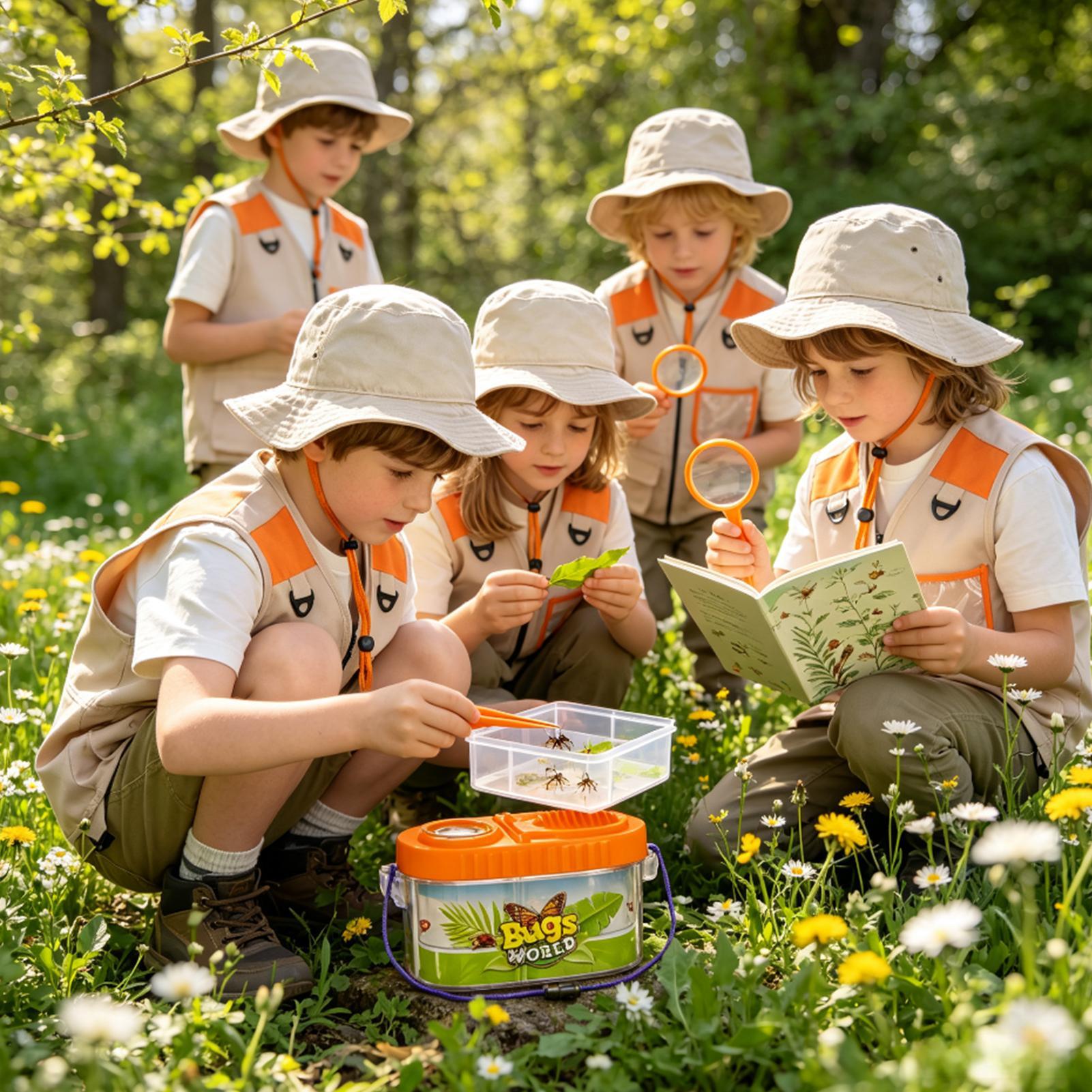 Outdoor Adventure Kit For Kids - Kit d'aventure pour enfants avec chapeau