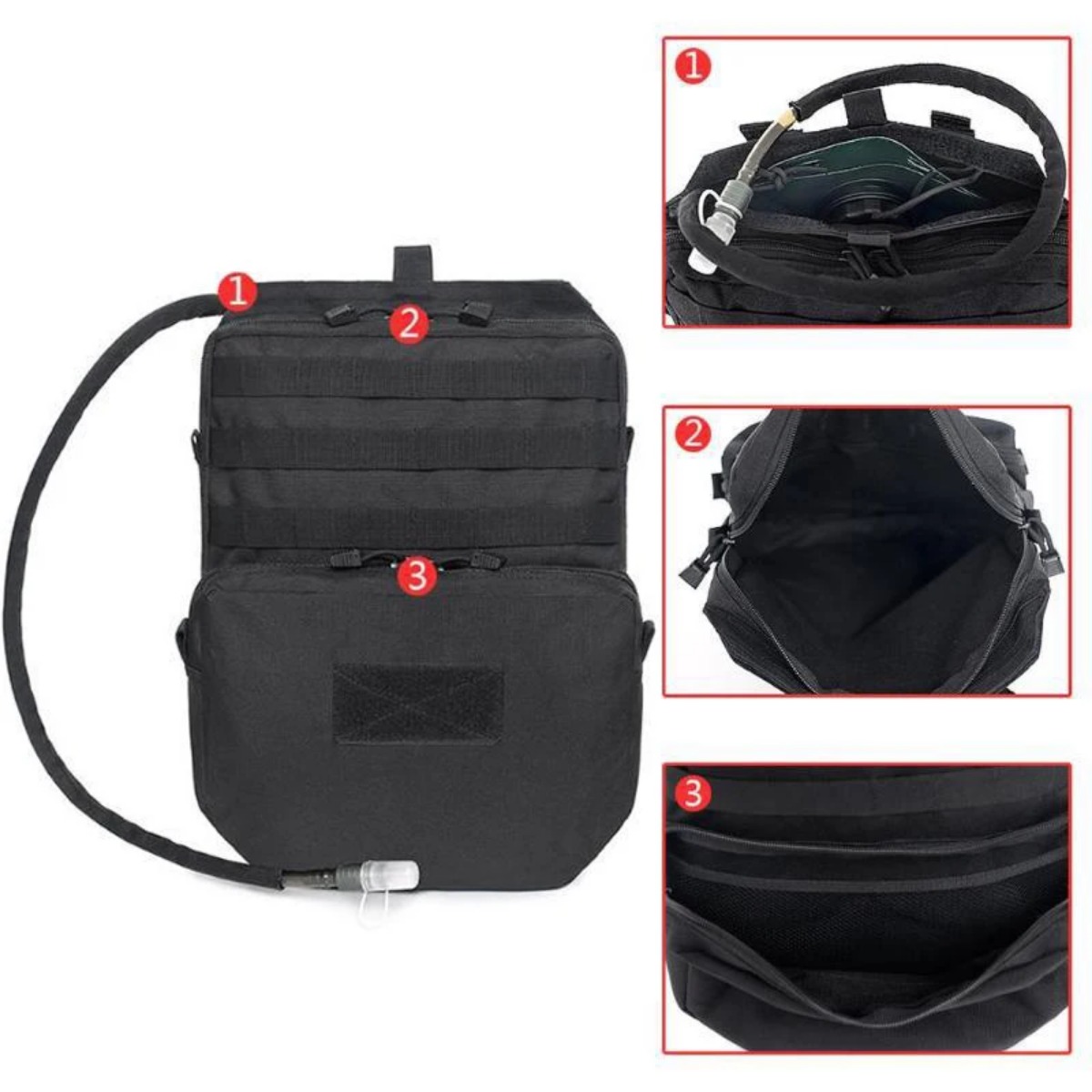 GlaEDC-Sac à dos d'hydratation - Outdoor Adventure Backpack avis et prix
